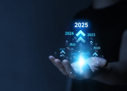 a person holding a glowing up hand